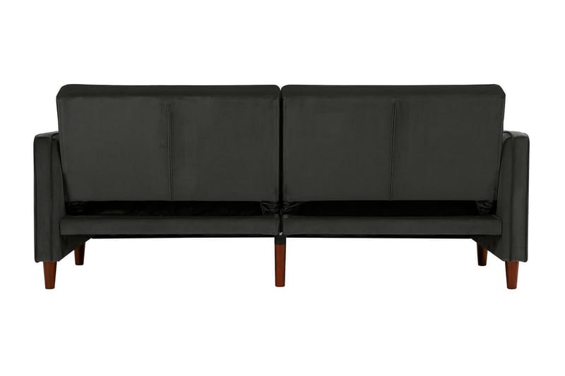 PIN TUFTED 2-sits Bäddsoffa Sammet/Grå - Dorel Home - Möbler - Vardagsrum - Bäddsoffor