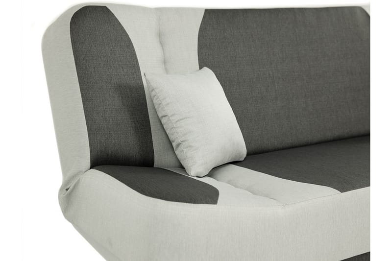 Pinto 3-sits Rektangulär Bäddsoffa i Tyg - Röd|Svart - Möbler - Vardagsrum - Bäddsoffor