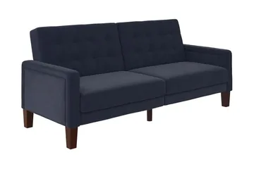 Porter 2-sits Bäddsoffa Linneblå - Dorel Home - Möbler - Vardagsrum - Bäddsoffor