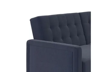 Porter 2-sits Bäddsoffa Linneblå - Dorel Home - Möbler - Vardagsrum - Bäddsoffor