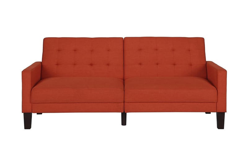 PORTER 2-sits Bäddsoffa Orange - Dorel Home - Bäddsoffor - 2-sits bäddsoffa