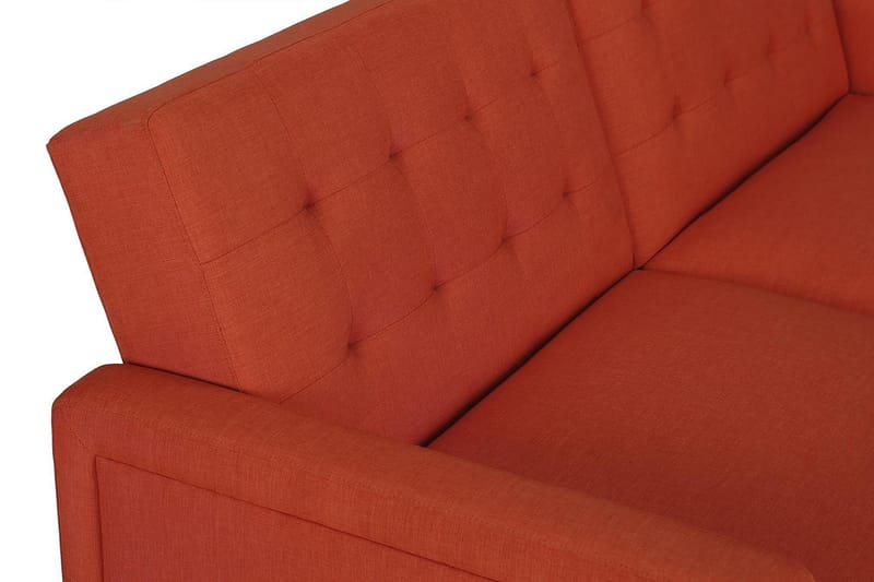 PORTER 2-sits Bäddsoffa Orange - Dorel Home - Bäddsoffor - 2-sits bäddsoffa