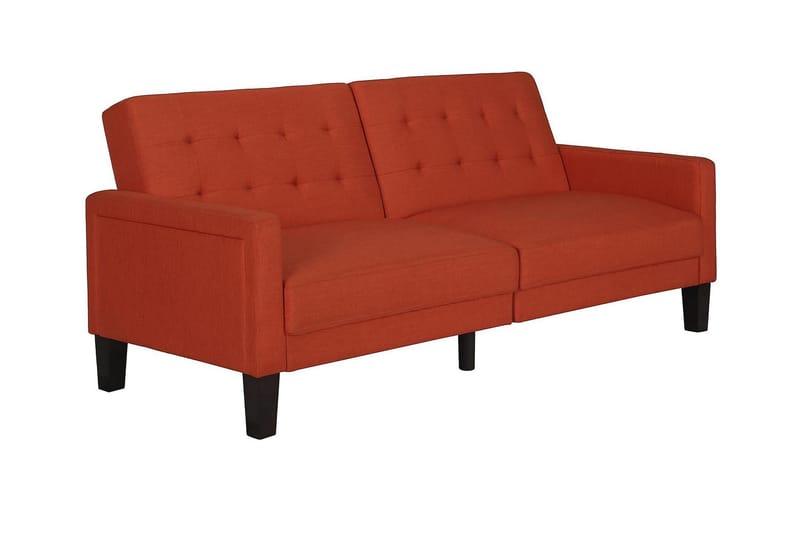 PORTER 2-sits Bäddsoffa Orange - Dorel Home - Möbler - Vardagsrum - Bäddsoffor