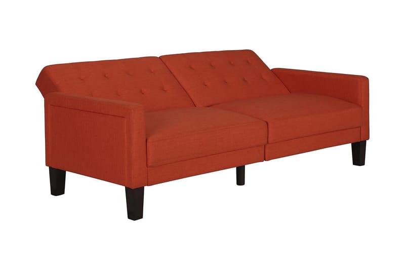 PORTER 2-sits Bäddsoffa Orange - Dorel Home - Bäddsoffor - 2-sits bäddsoffa