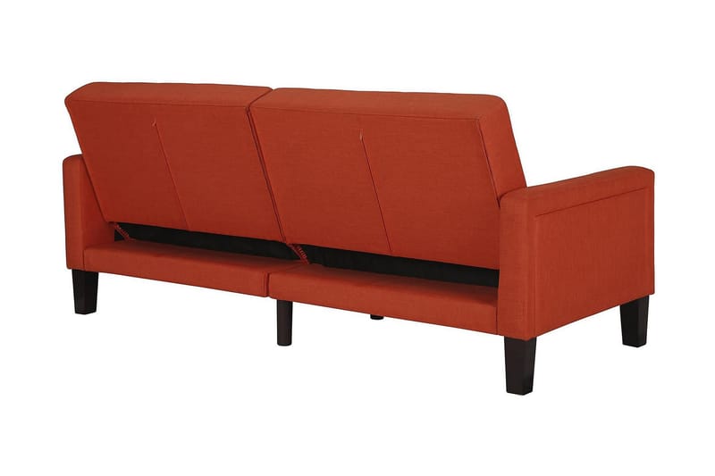 PORTER 2-sits Bäddsoffa Orange - Dorel Home - Möbler - Vardagsrum - Bäddsoffor