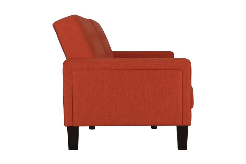 PORTER 2-sits Bäddsoffa Orange - Dorel Home - Möbler - Vardagsrum - Bäddsoffor