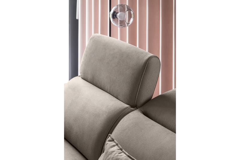 Praston Bäddsoffa m. Schäslong 3-sits Beige - Möbler - Vardagsrum - Bäddsoffor