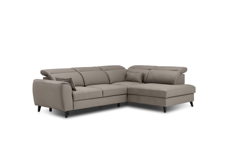 Praston Bäddsoffa m. Schäslong 3-sits Beige - Möbler - Vardagsrum - Bäddsoffor