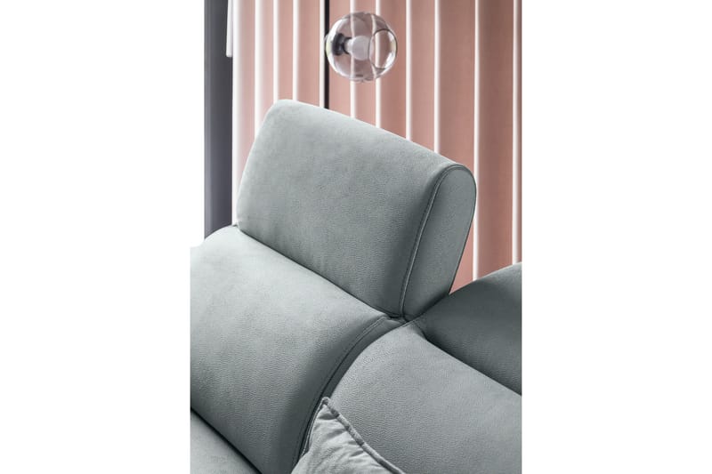 Praston Bäddsoffa m. Schäslong 3-sits Blå - Möbler - Vardagsrum - Bäddsoffor