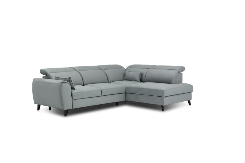Praston Bäddsoffa m. Schäslong 3-sits Blå - Möbler - Vardagsrum - Bäddsoffor