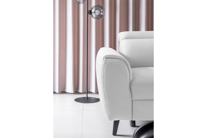 Praston Bäddsoffa m. Schäslong 3-sits Grå - Möbler - Vardagsrum - Bäddsoffor