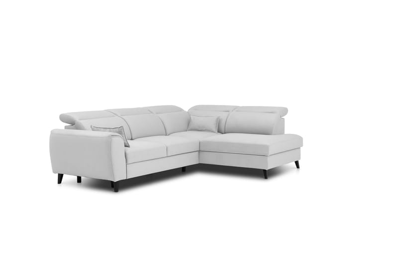 Praston Bäddsoffa m. Schäslong 3-sits Grå - Möbler - Vardagsrum - Bäddsoffor