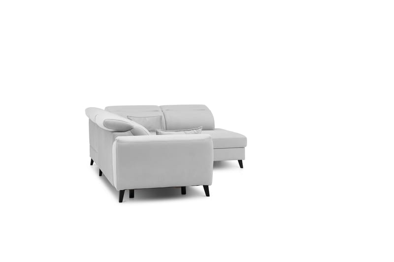 Praston Bäddsoffa m. Schäslong 3-sits Grå - Möbler - Vardagsrum - Bäddsoffor