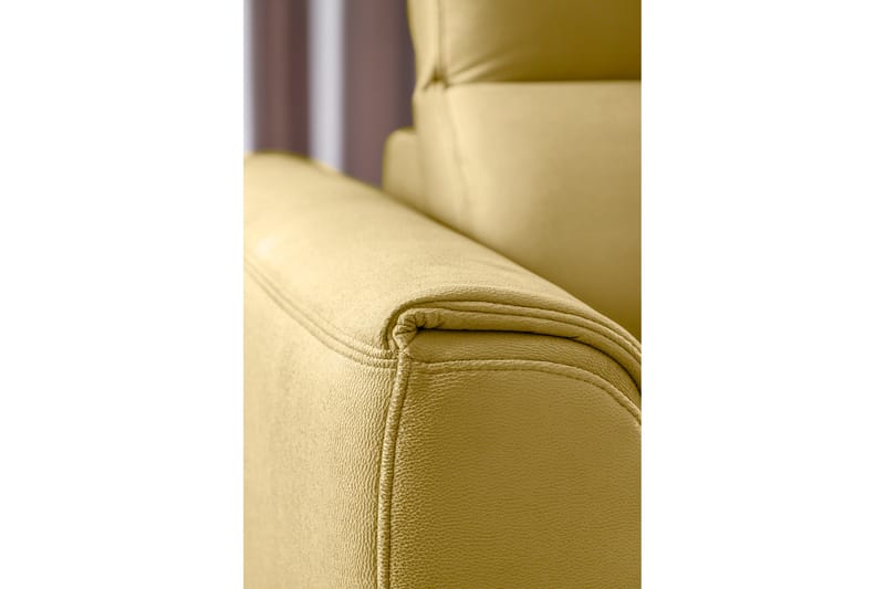 Praston Bäddsoffa m. Schäslong 3-sits Gul - Möbler - Vardagsrum - Bäddsoffor