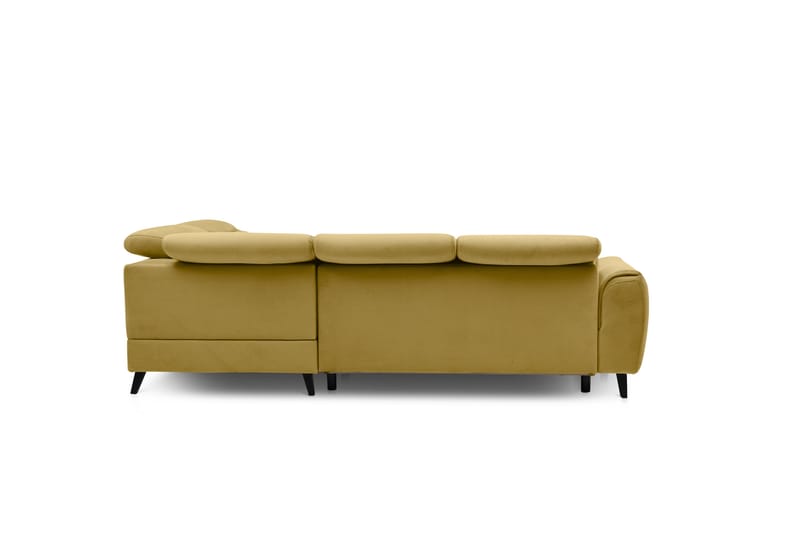 Praston Bäddsoffa m. Schäslong 3-sits Gul - Möbler - Vardagsrum - Bäddsoffor