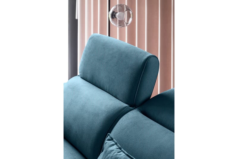 Praston Bäddsoffa m. Schäslong 3-sits Mörkblå - Möbler - Vardagsrum - Bäddsoffor