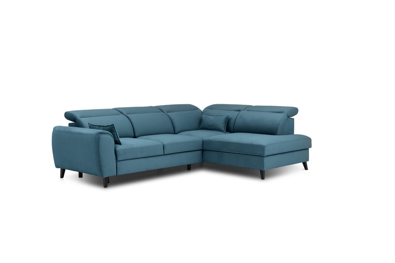 Praston Bäddsoffa m. Schäslong 3-sits Mörkblå - Möbler - Vardagsrum - Bäddsoffor