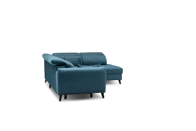 Praston Bäddsoffa m. Schäslong 3-sits Mörkblå - Möbler - Vardagsrum - Bäddsoffor