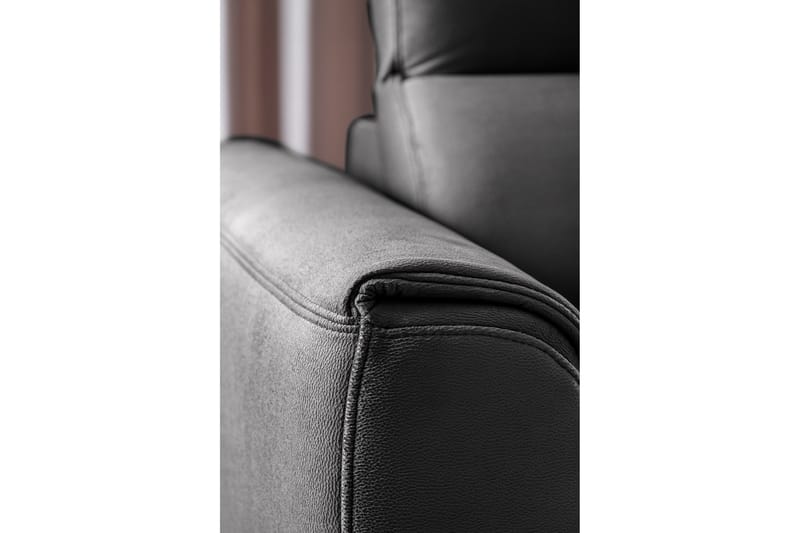 Praston Bäddsoffa m. Schäslong 3-sits Mörkgrå - Möbler - Vardagsrum - Bäddsoffor