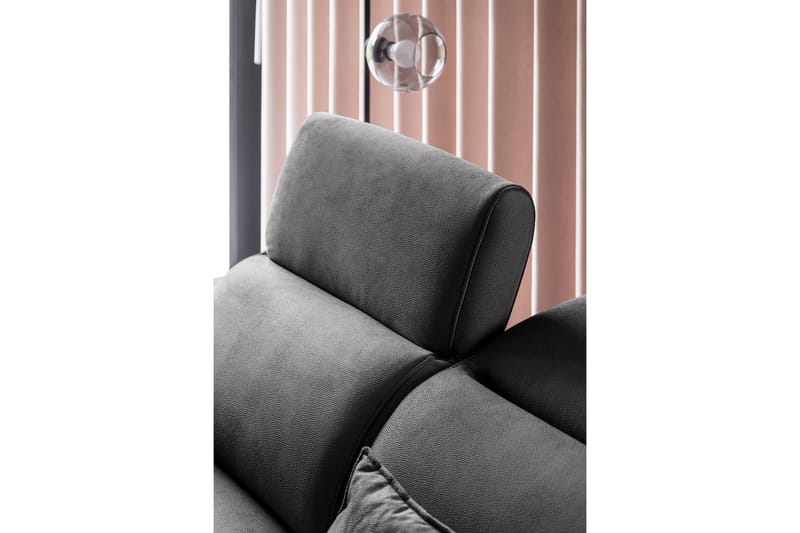 Praston Bäddsoffa m. Schäslong 3-sits Mörkgrå - Möbler - Vardagsrum - Bäddsoffor