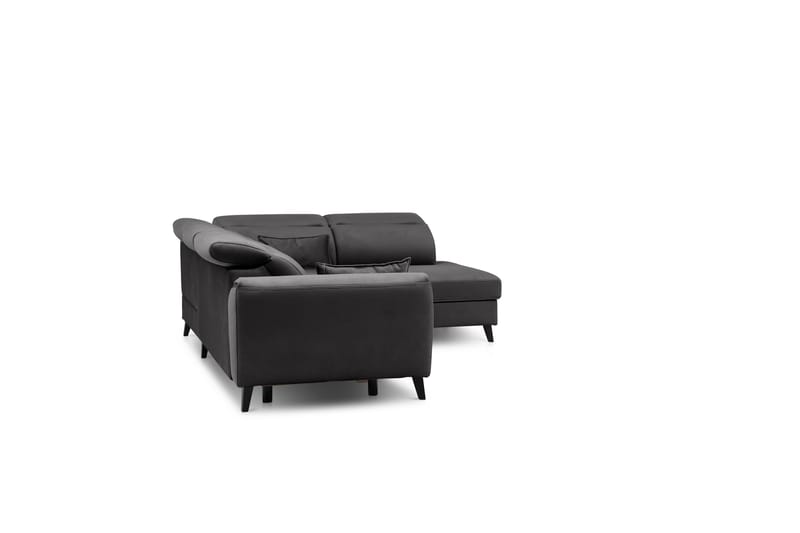 Praston Bäddsoffa m. Schäslong 3-sits Mörkgrå - Möbler - Vardagsrum - Bäddsoffor
