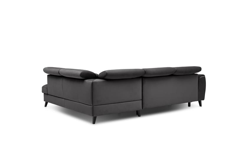 Praston Bäddsoffa m. Schäslong 3-sits Mörkgrå - Möbler - Vardagsrum - Bäddsoffor