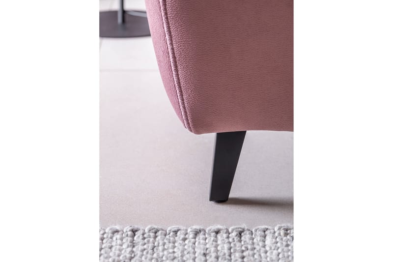 Praston Bäddsoffa m. Schäslong 3-sits Rosa - Möbler - Vardagsrum - Bäddsoffor