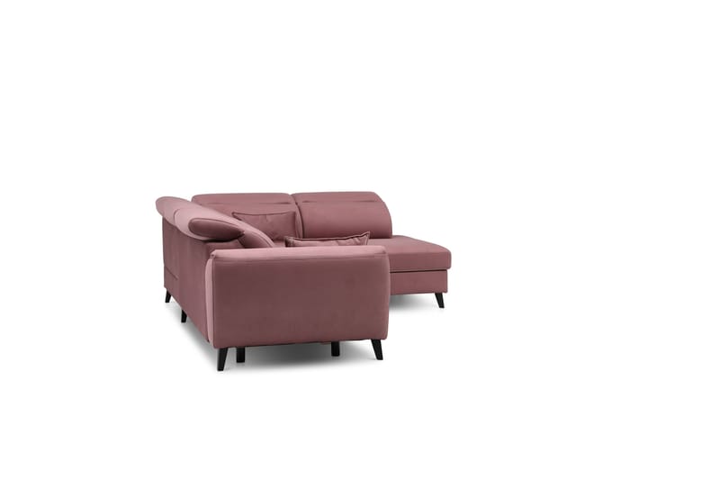 Praston Bäddsoffa m. Schäslong 3-sits Rosa - Möbler - Vardagsrum - Bäddsoffor