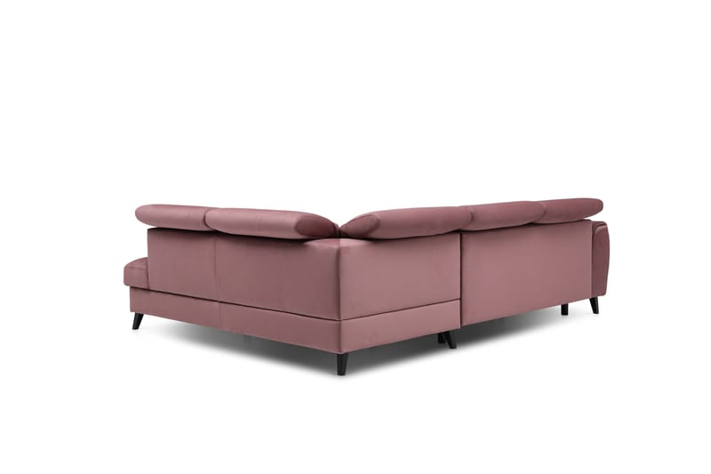 Praston Bäddsoffa m. Schäslong 3-sits Rosa - Möbler - Vardagsrum - Bäddsoffor