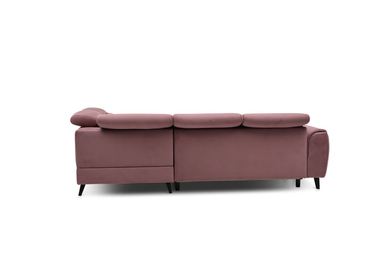 Praston Bäddsoffa m. Schäslong 3-sits Rosa - Möbler - Vardagsrum - Bäddsoffor