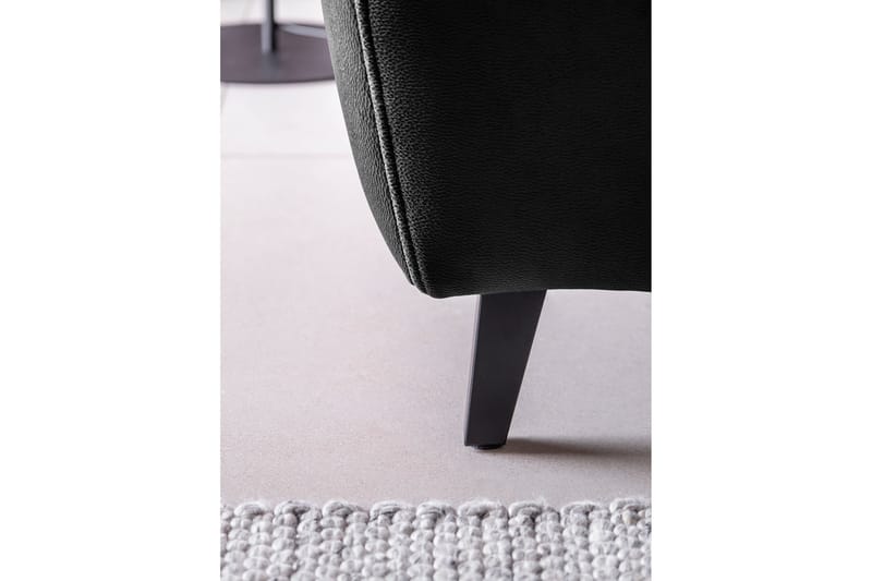 Praston Bäddsoffa m. Schäslong 3-sits Svart - Möbler - Vardagsrum - Bäddsoffor