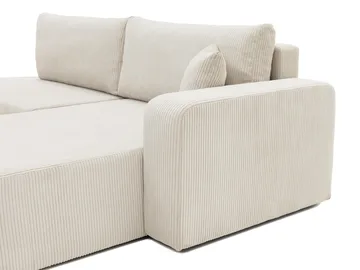 Pryda 4-sits Bäddsoffa divan höger med förvaring - grå - Möbler - Vardagsrum - Bäddsoffor