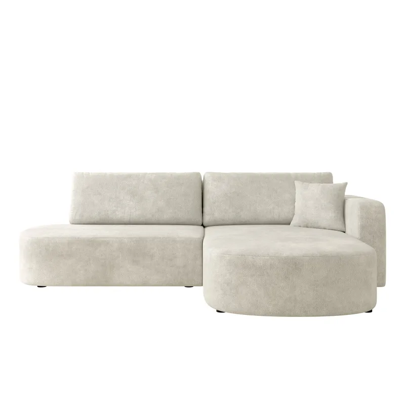 Pryda 4-sits Bäddsoffa divan höger med förvaring
