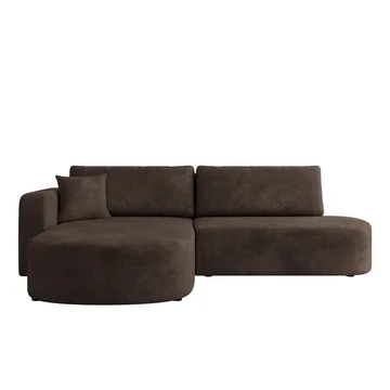Pryda 4-sits Bäddsoffa divan vänster med förvaring