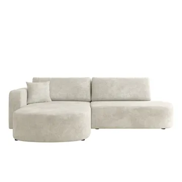 Pryda 4-sits Bäddsoffa divan vänster med förvaring
