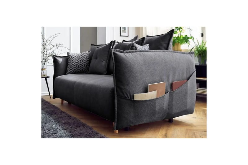 Puffin Bäddsoffa 3-sits - Antracit - Möbler - Vardagsrum - Bäddsoffor