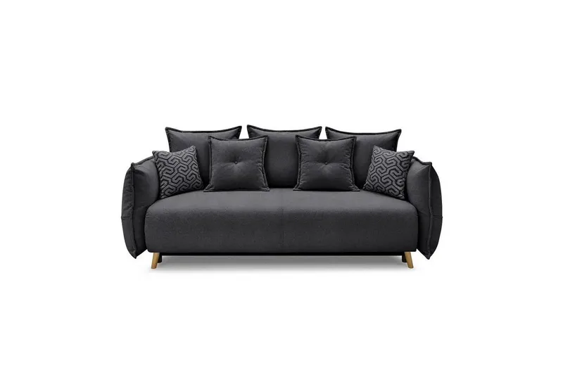 Puffin Bäddsoffa 3-sits, Antracit