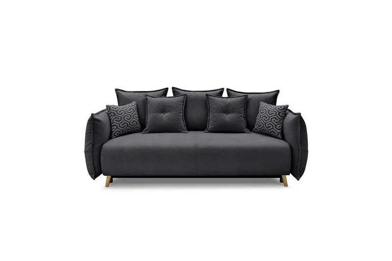 Puffin Bäddsoffa 3-sits, Antracit