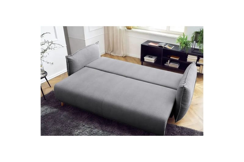 Puffin Bäddsoffa 3-sits - Grå - Möbler - Vardagsrum - Bäddsoffor