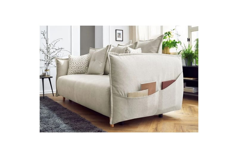 Puffin Bäddsoffa 3-sits - Krämvit - Möbler - Vardagsrum - Bäddsoffor