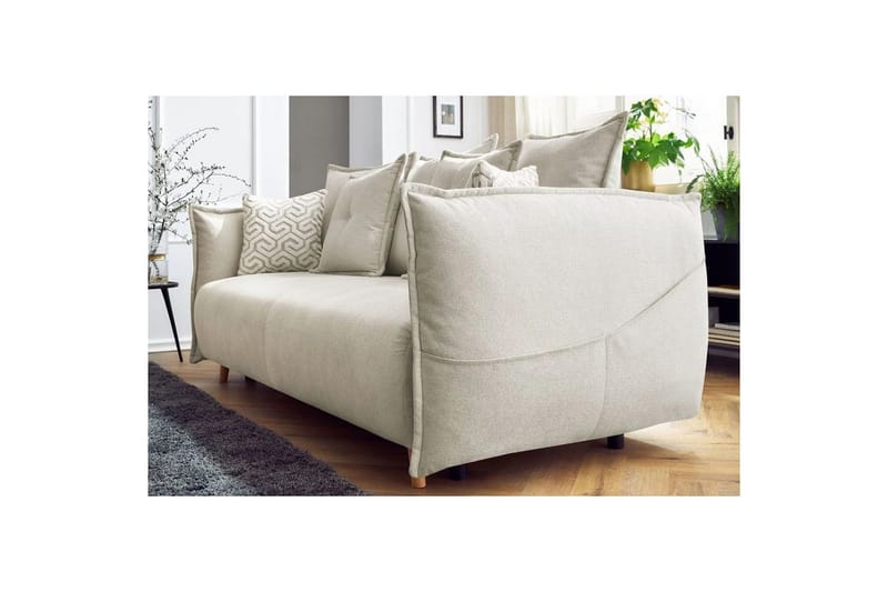 Puffin Bäddsoffa 3-sits - Krämvit - Möbler - Vardagsrum - Bäddsoffor