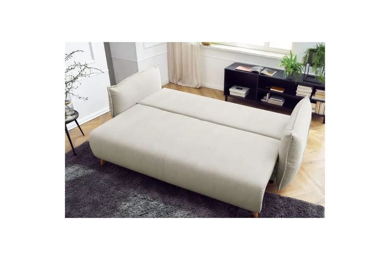 Puffin Bäddsoffa 3-sits - Krämvit - Möbler - Vardagsrum - Bäddsoffor