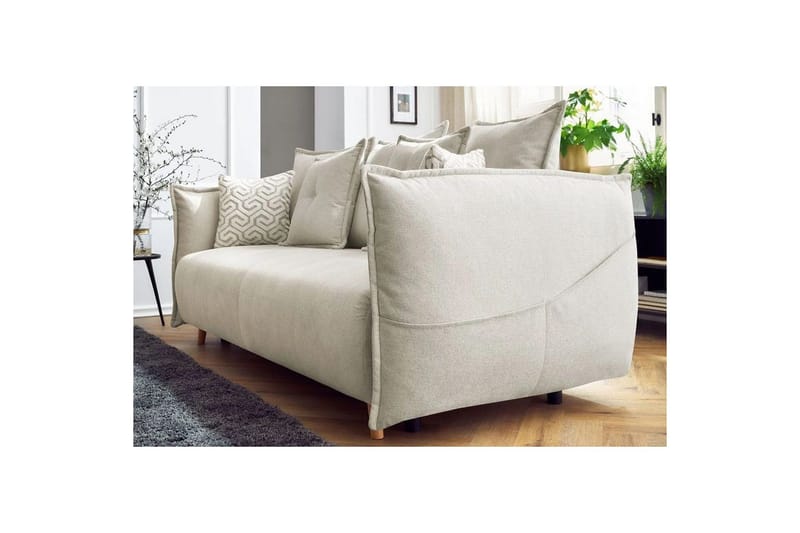 Puffin Bäddsoffa 3-sits - Krämvit - Möbler - Vardagsrum - Bäddsoffor