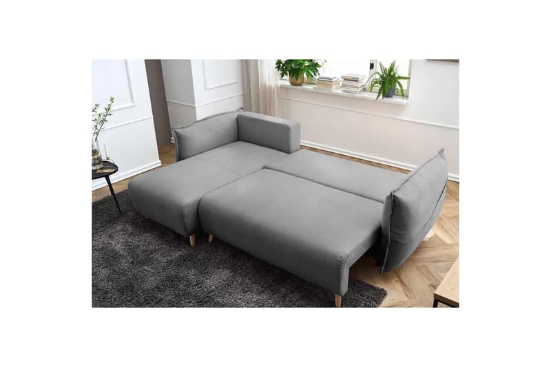 Puffin Bäddsoffa med Divan 3-sits - Grå - Möbler - Vardagsrum - Bäddsoffor