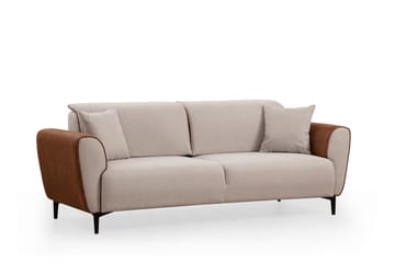 QALO 3-sits Bäddsoffa Beige