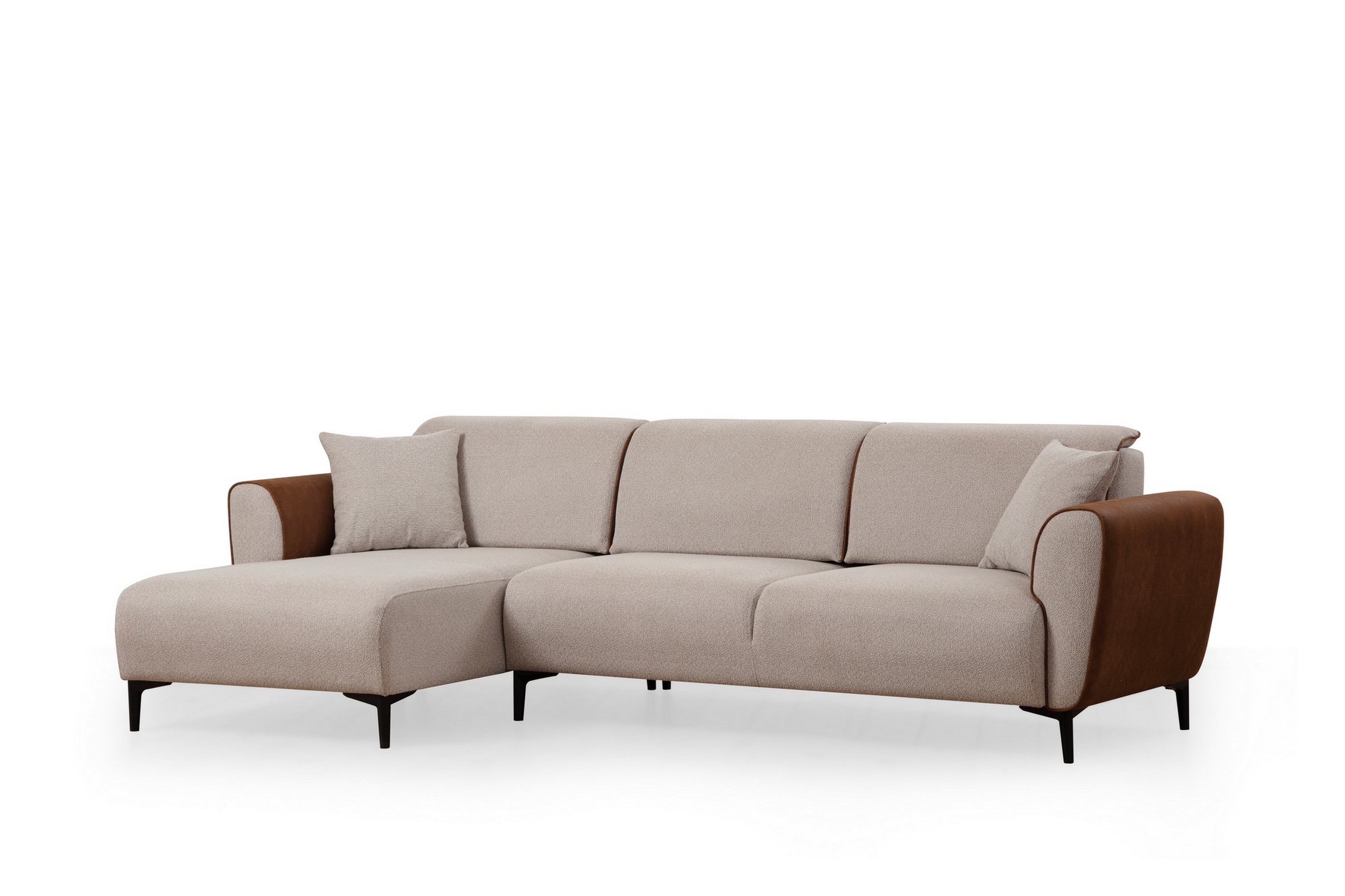 qalo bäddsoffa med divan beige -