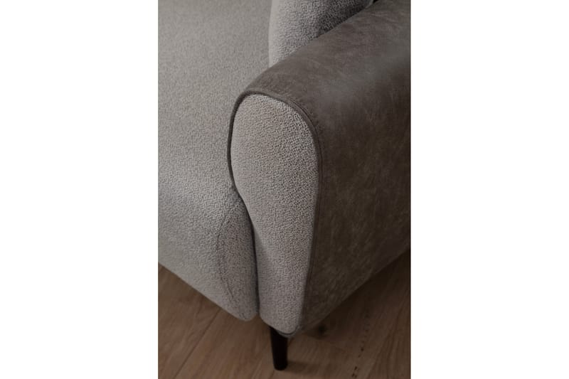 QALO Bäddsoffa med divan Grå - Möbler - Vardagsrum - Bäddsoffor - Hörnbäddsoffa