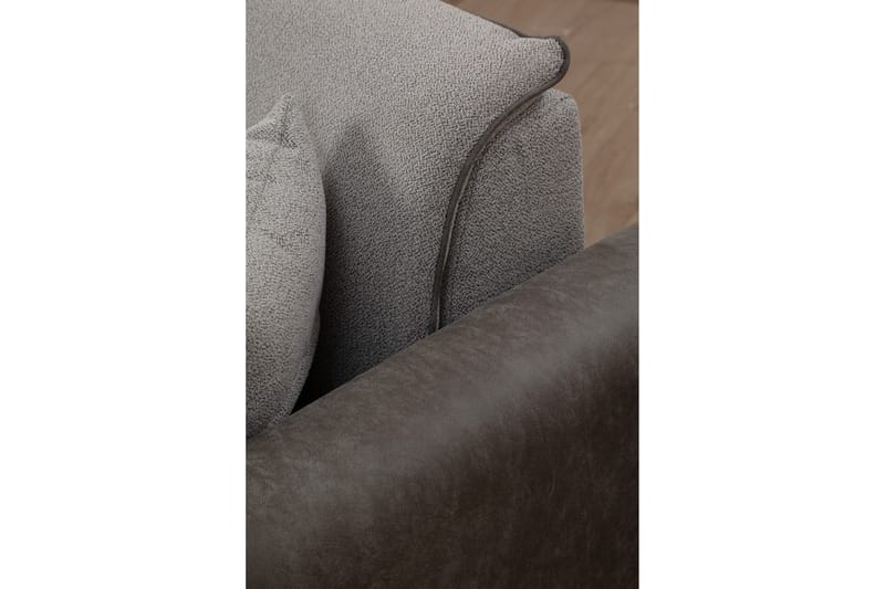 QALO Bäddsoffa med divan Grå - Möbler - Vardagsrum - Bäddsoffor - Hörnbäddsoffa