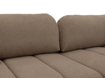 Quarlos 3-sits Bäddsoffa med Divan Vänster och Förvaring - Brun - Möbler - Vardagsrum - Bäddsoffor - Hörnbäddsoffa