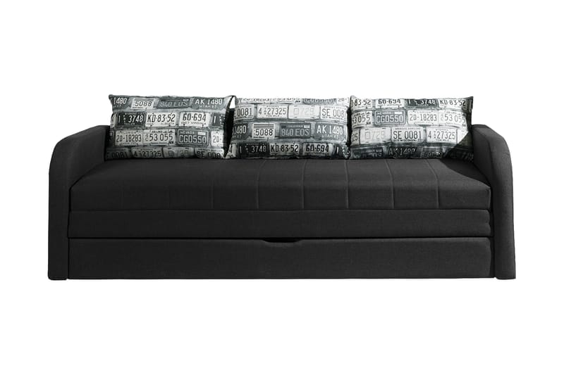 RAFAL Bäddsoffa 208x76x75 cm - Svart - Möbler - Vardagsrum - Bäddsoffor